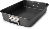 Lasagna Pan with Handles, 15x10x3 Inch Bakeware or Oven, Nonstick Rectangular Roasting Pan, Deep Baking Dish or Cake and Brownie, Heavy Duty