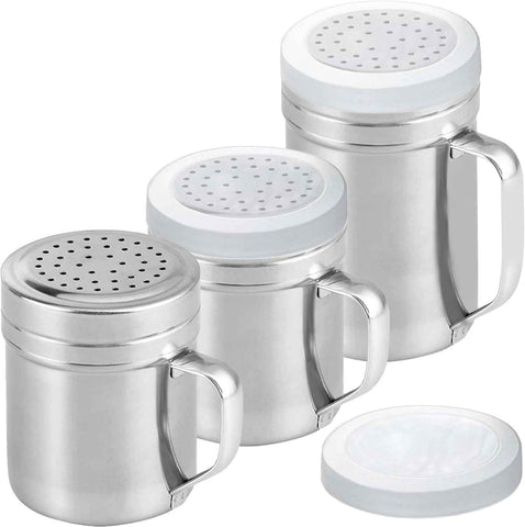 [10oz + 10oz + 14oz] Stainless Steel Dredge Shaker Bundle - by