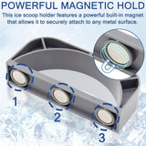 Magnetic Ice Scoop Holder for Ice Machine Ice Maker Scooper Accessory Compatible with Ge Opal Nugget ice Maker 1.0 & 2.0 (Ice Scoop not Included)