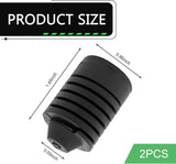 2 PCS Car Hood Stop Bumpers, Rubber Shock-absorbing Buffer Block, 90541-15019 Bumper Trim Anti-collision Support Pad, Compatible with Camry Prado Cruiser FJ Corolla (Black)