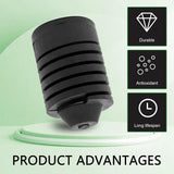 2 PCS Car Hood Stop Bumpers, Rubber Shock-absorbing Buffer Block, 90541-15019 Bumper Trim Anti-collision Support Pad, Compatible with Camry Prado Cruiser FJ Corolla (Black)