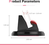 Car Dashboard Phone Mount, Three-Point Support Anti-Slip Smartphone Holder, Rotating Center Console Navigation Mount for Vertical and Horizontal, Universal for Car & Home (Black)