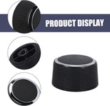 2 PCS Car Audio Adjustment Knobs, Rear Radio Volume Control Knob, Audio System Repair Kit OEM# 22912547, Compatible with Chevy Tahoe Silverado GMC Acadia Sierra Yukon Escalade (Black)