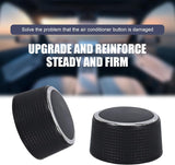 2 PCS Car Audio Adjustment Knobs, Rear Radio Volume Control Knob, Audio System Repair Kit OEM# 22912547, Compatible with Chevy Tahoe Silverado GMC Acadia Sierra Yukon Escalade (Black)