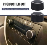 2 PCS Car Audio Adjustment Knobs, Rear Radio Volume Control Knob, Audio System Repair Kit OEM# 22912547, Compatible with Chevy Tahoe Silverado GMC Acadia Sierra Yukon Escalade (Black)