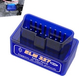 Car OBDII Diagnostic Tool, ELM327 Engine Data Scanner for Real-time Monitoring, Portable Fault Reading and Elimination Tool, Universal Bluetooth Connection for IOS Android Windows (Blue) In Australia - Darrahopens