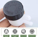 Motorcycle Brake Oil Reservoir, Rear Brake Master Cylinder Oil Cup, Anti-leakage Clutch Tank Reservoir, Universal for Motocross Motorcycle Street Bike ATV 4 Wheel Beach Kart (White & Black)