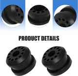 2 PCS Car Transfer Case Shifter Linkage Bushings, Cushion Shock Stabilizing Shifter Bushing, Repair Replacement Accessory OEM# 68078974AA 68078975AA, Compatible with Dodge Ram 2500 (Black)