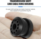 2 PCS Car Transfer Case Shifter Linkage Bushings, Cushion Shock Stabilizing Shifter Bushing, Repair Replacement Accessory OEM# 68078974AA 68078975AA, Compatible with Dodge Ram 2500 (Black)