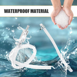 2 PCS Motorcycle Brake Bleeders, One-way Non-return Check Valve and Leak Prevent Fuel Line, Clutch Hydraulic Oil Drain Tool, Universal for Brake Bleeding Hydraulic Clutch Systems (Silver)