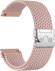 18mm 20mm 22mm Braided Band Compatible with Garmin Vivoactive 5/Vivoactive 6/4/3 Watch Bands, Parachute Buckle Nylon Elastic Sport Strap for Garmin Venu 3 2/3S 2S/Forerunner 165/55/245 Women Men