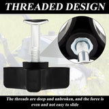 4 Sets Lawn Mower Handle Bolts, Triangle Knob Handle Screw Bolt, Universal Lawnmowers Handle Wing Nut and Bolt, for Honda & Most Lawn Mower Machine Accessories Supplies
