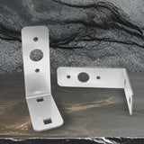2 Pcs Trailer Light Brackets L Shape Tail Light Mounting Bracket Galvanized L Shape Tail Light Bracket for Boat Utility Trailer Lights Parts Accessories (4.5 x 3 x 1.5 Inch)
