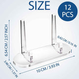 12 Pcs Trading Card Display Stand Clear Acrylic Baseball Card Display Picture Holder Stands for PSA Graded Cards, Ideal for Sports Cards, Trade Shows (Cards Not Included) In Australia - Darrahopens