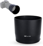 Dedicated Lens Hood Shade Protector for Canon RF 100-400mm F5.6-8 is USM & EF 70-300mm f/4-5.6 is II USM Replaces Canon ET-74B Lens Hood Reversible/Bayonet/with Button to Lock or Release