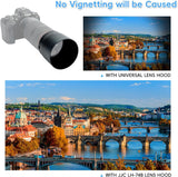 Dedicated Lens Hood Shade Protector for Canon RF 100-400mm F5.6-8 is USM & EF 70-300mm f/4-5.6 is II USM Replaces Canon ET-74B Lens Hood Reversible/Bayonet/with Button to Lock or Release