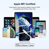 3ft iPhone Charger Apple MFi Certified, Apple Lightning to USB Cable 3 Feet,Fast Apple Charging Cable Cord 3 Foot for iPhone 14 Pro Max/13/13 Mini/13 Pro/12/11 Pro/11/XS MAX/XR/8/7/6s/5S/iPad