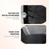 6 PCS Car Windshield Sunshades, Reflective Sun & Heat Insulation Shield Kit, Double-Sided Full Blackout Privacy Protection Cover, Foldable Shade for Most Cars SUVs (Silver)