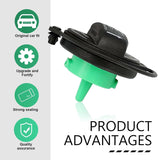 Gas Cap, 5C0201550T 5Q0201550L Fuel Tank Sealing Cover, Tight Fitting Leak-proof Fuel Cap with Rubber Ring, Compatible with Audi and VW Jetta Gti Golf Tiguan (Black)