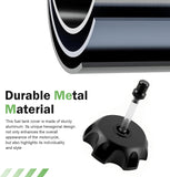 Dirt Bike Fuel Tank Cap, 50-250 CC Leak-proof Anti-rust Fuel Cap with Vent Breathable Hose, Hexagonal CNC Alloy Cover, Replacement for Most Dirt Bikes Pit Bikes Motorcycles (Black)