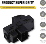 Car Power Window Switch, Front Right & Rear Left Right Side Window Lift Switch, OEM# 15162028 15888174 22864837 22895545 25877776, Compatible with Chevy Silverado GMC Sierra Buick (Black)