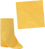 20 PCS Car Microfiber Cleaning Cloth Roll, Highly Absorbent Quick-Dry Towel with Tear Away Design, Washable Lint-Free Rag, Multi-Purpose Reusable Wash Cloth for Car Home Kitchen (Yellow)