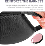 Car CD Case, 20-capacity Oxford Fabric Round Disc Organizer with Reinforced Handle, Waterproof DVD Storage Bag with Transparent Sleeves, Universal Portable CD Organizer for Car Home (Pink)