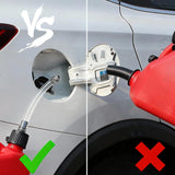3 PCS Car Fuel Can Hoses and Bender, Racing Fuel Jug Transfer Hose, Oil Container Filler Flexible Neck Tube, Motorsport Spout Accessories for 3 & 5 & 5.5 Gallon VP Oil Jugs (White)