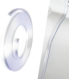 Car Door Edge Guard, 16.4 Ft U-shaped Anti-collision Protective Trim with Inner Grip Line, Flexible Cuttable Seal Strip for Door Hood Trunk, Self-adhesive Accessory for Cars (Transparent)