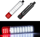 2 PCS Car Door Panel Lights, LED Interior Courtesy Light, No Delay Safety Warning Reflector Lamp Assembly, Compatible with Chevy Silverado Saaban Tahoe Avalanche Yukon Escalade Hummer (White)