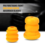 4 PCS Car 2 Control Arm Bumper and 2 Control Rear Axle Bumper Stops, Shock Absorbing Suspension Cushion, Bump Rubber OEM# 15153958 15039397, Compatible with Chevy Savana 1500 Truck (Yellow)