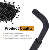 Engine PCV Valve and Hose Kit, Crankcase Ventilation Seal Hose with Valve, OEM# 12204-28020 12262-28021, Compatible with Camry Corolla Highlander Solara Matrix TC XB HS250h 2.4L 4CYL (Black)