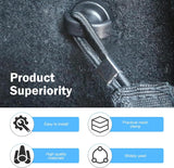 4 PCS Car Cargo Net Hooks, Multi-functional Vertical & Horizontal Trunk Organizer Hook, Rust-proof Screw-in Tie-down Fastener, Portable Storage Net Clip for Most Cars SUVs Trucks (Black)