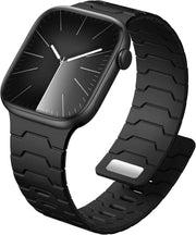 Sport Magnetic Band Compatible with Apple Watch Bands Men 44mm 45mm 46mm 42mm 49mm, Waterproof Silicone Strong Magnet Replacement Strap for iWatch Ultra 3 2 1 Series 11 10 9 8 7 6 5 4 3 2 1 SE In Australia - Darrahopens