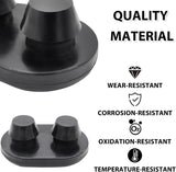 Cooler Feet Replacement Non-Slip Rubber Feet for RTIC Coolers Models 45qt 65qt 110qt 145qt Durable Thickened Rubber Feet Outdoor Camping Protection for YETI Cooler Accessories, Black (4 Pcs)