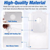 8 Pcs VCA-RDB95 Dust Bags Replacement Parts for Samsung Jet Bot Vacuum | For SAMSUNG Jet Bot AI+/Jet Bot+/Bespoke Jet Bot Combo AI vacuum clean station, 2.5L capacity, Non-woven & melt-blown fabric