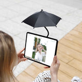 2PCS Car Phone Umbrella for Sun Dual Magnetic Cellphone Sunshade Shield