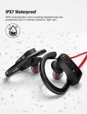 LFS Bluetooth Headphones, Wireless Earbuds IPX7 Waterproof Sports Earphones with Mic HD Stereo Sweatproof in-Ear Earbuds Gym Running Workout 15 Hour Battery Sound Isolation Headsets