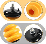 2 PCS Car Rear Axle Bumper, Rear Shock Absorber Bump Stop with Nut, Reduce Rattle Buffer Replacement OEM# 15712438, Compatible with Chevy Silverado 1500 2500 3500 Suburban GMC Sierra (Yellow)