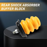 2 PCS Car Rear Axle Bumper, Rear Shock Absorber Bump Stop with Nut, Reduce Rattle Buffer Replacement OEM# 15712438, Compatible with Chevy Silverado 1500 2500 3500 Suburban GMC Sierra (Yellow)