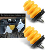 2 PCS Car Rear Axle Bumper, Rear Shock Absorber Bump Stop with Nut, Reduce Rattle Buffer Replacement OEM# 15712438, Compatible with Chevy Silverado 1500 2500 3500 Suburban GMC Sierra (Yellow)