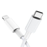 MFi Certified iPhone USB-C to Lightning Fast Charging Cable - 1M + 2M Combo Pack - Apple Compatible Charger Cord for iPhone 14/13/12/11 - White