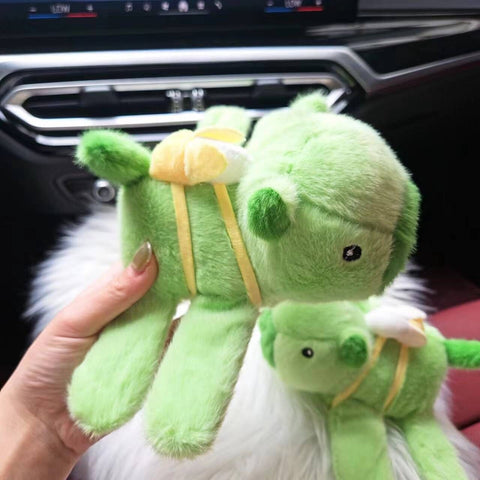 Cute Koala Slap Bracelet Plush Toy - Soft Wristband Stuffed Animal for Kids - Stress Relief Fidget Wrist Plush - Birthday Gift for Children - Green Capybara In Australia - Darrahopens