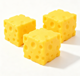 Squeeze Stress Relief Toy 3-Pack - Square Cheese Shape Slow Rebound Squishy Toy for Anxiety Relief - Soft PU Foam Decompression Toy - 7x7cm (3-Pack) In Australia - Darrahopens