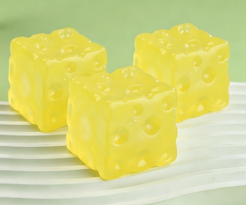 Squeeze Stress Relief Toy 3-Pack - Maltose Cheese Shape Slow Rebound Squishy Toy for Anxiety Relief - Soft PU Foam Decompression Toy (3-Pack) In Australia - Darrahopens