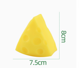 Squeeze Stress Relief Toy 3-Pack - Triangle Cheese Shape Slow Rebound Squishy Toy for Anxiety Relief - Soft PU Foam Decompression Toy (3-Pack)