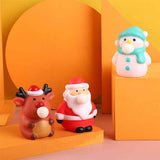 Squeeze Bubble Pop Stress Relief Toy 12-Pack Box Set - Cartoon Squishy Figure for Anxiety Relief - Santa + Snowman + Reindeer (4 Each) - Christmas Gift Set In Australia - Darrahopens
