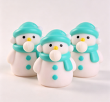 Squeeze Bubble Pop Stress Relief Toy 3-Pack - Cartoon Squishy Figure for Anxiety Relief - Christmas Snowman Decompression Toy (3-Pack) In Australia - Darrahopens
