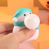Squeeze Bubble Pop Stress Relief Toy 3-Pack - Cartoon Squishy Figure for Anxiety Relief - Christmas Snowman Decompression Toy (3-Pack) In Australia - Darrahopens