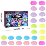 Adult Squishy Stress Relief Toy 24-Day Countdown Surprise Set - Mystery Dumpling Squeeze Calendar Gift Box - Decompression Toy - GJ876-003 In Australia - Darrahopens